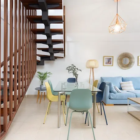 شقة Home2book Enchanting Seaviews Duplex, Pool&terrace كانديلاريا